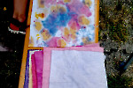 Färberworkshop im artpark/ Fotos privat